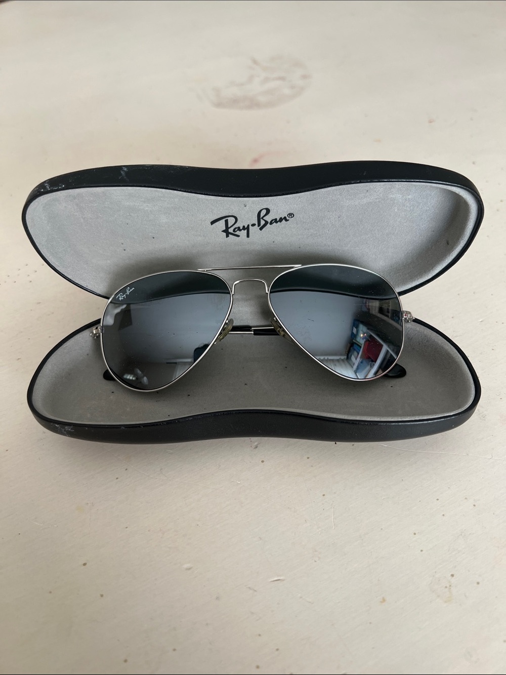 Ray-Ban Black Sunglasses Hard Case
